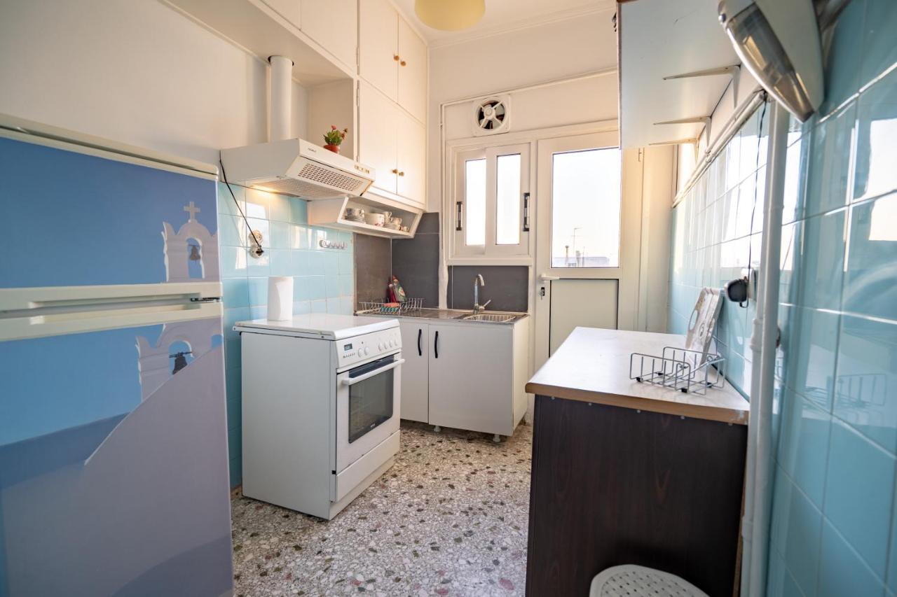 Dimotiko Theatro Metro St. 1 Bedroom 4 Pers. Flat Piräus Exterior foto